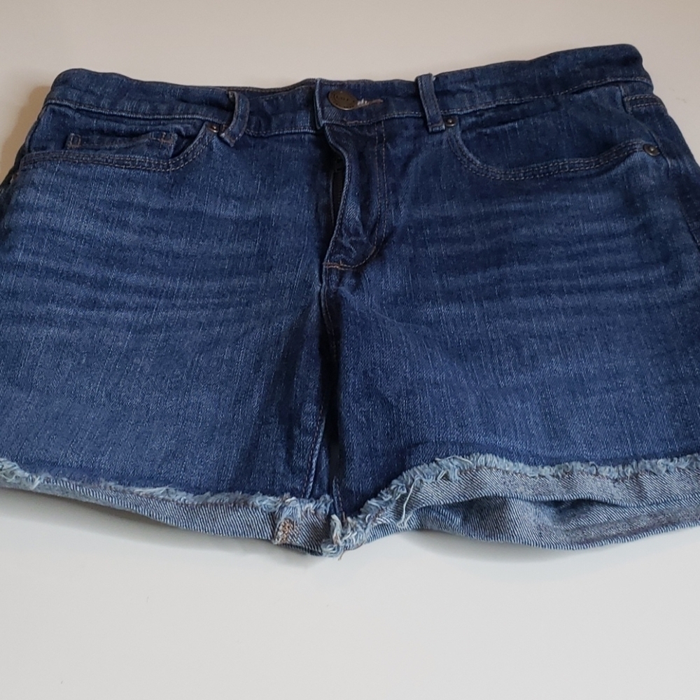 𝅺loft Jean Fray Cuff  Shorts